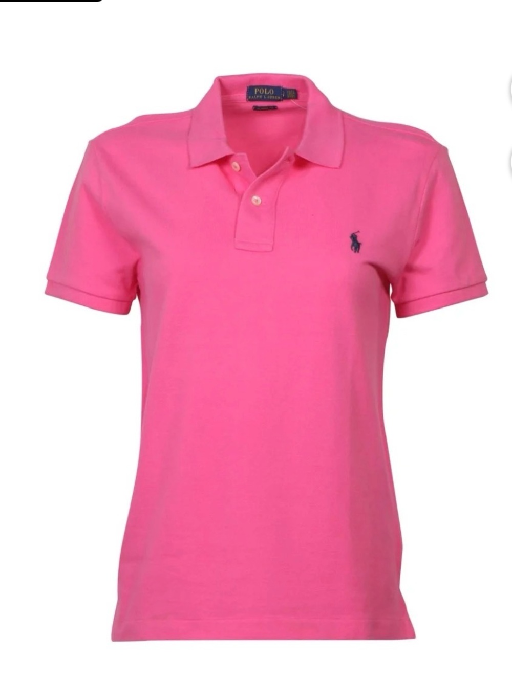 Ralph Lauren Pink Polo Shirt with Embroidered Pony
